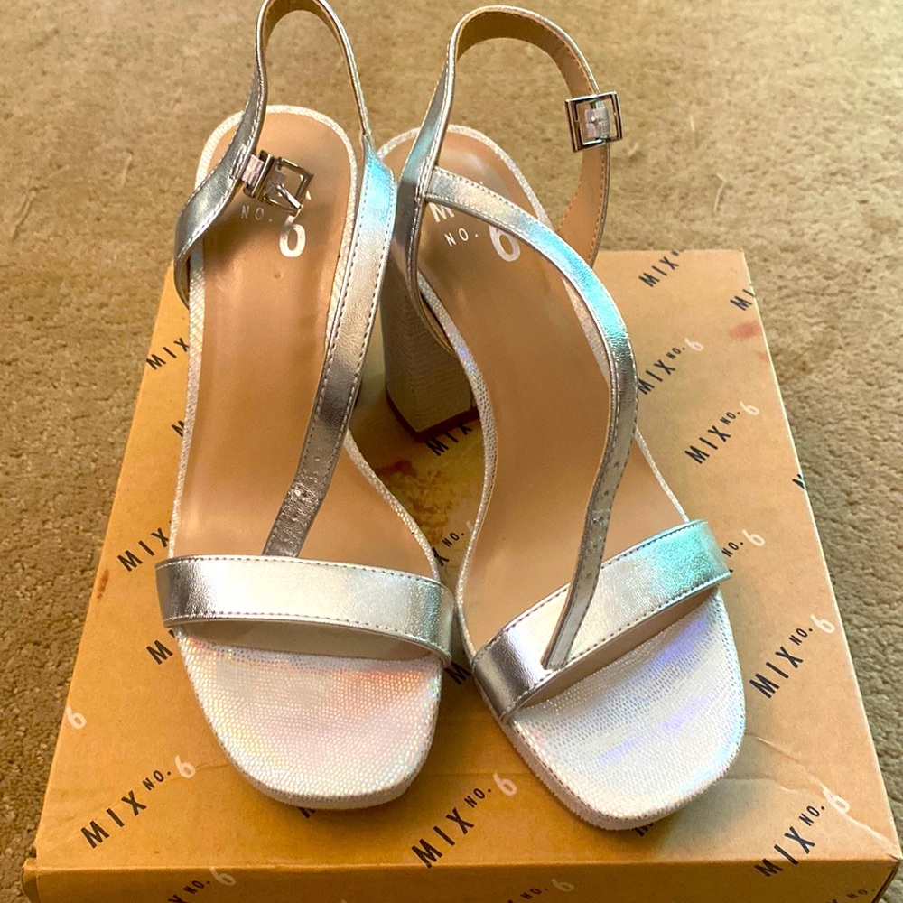 Silver heels
